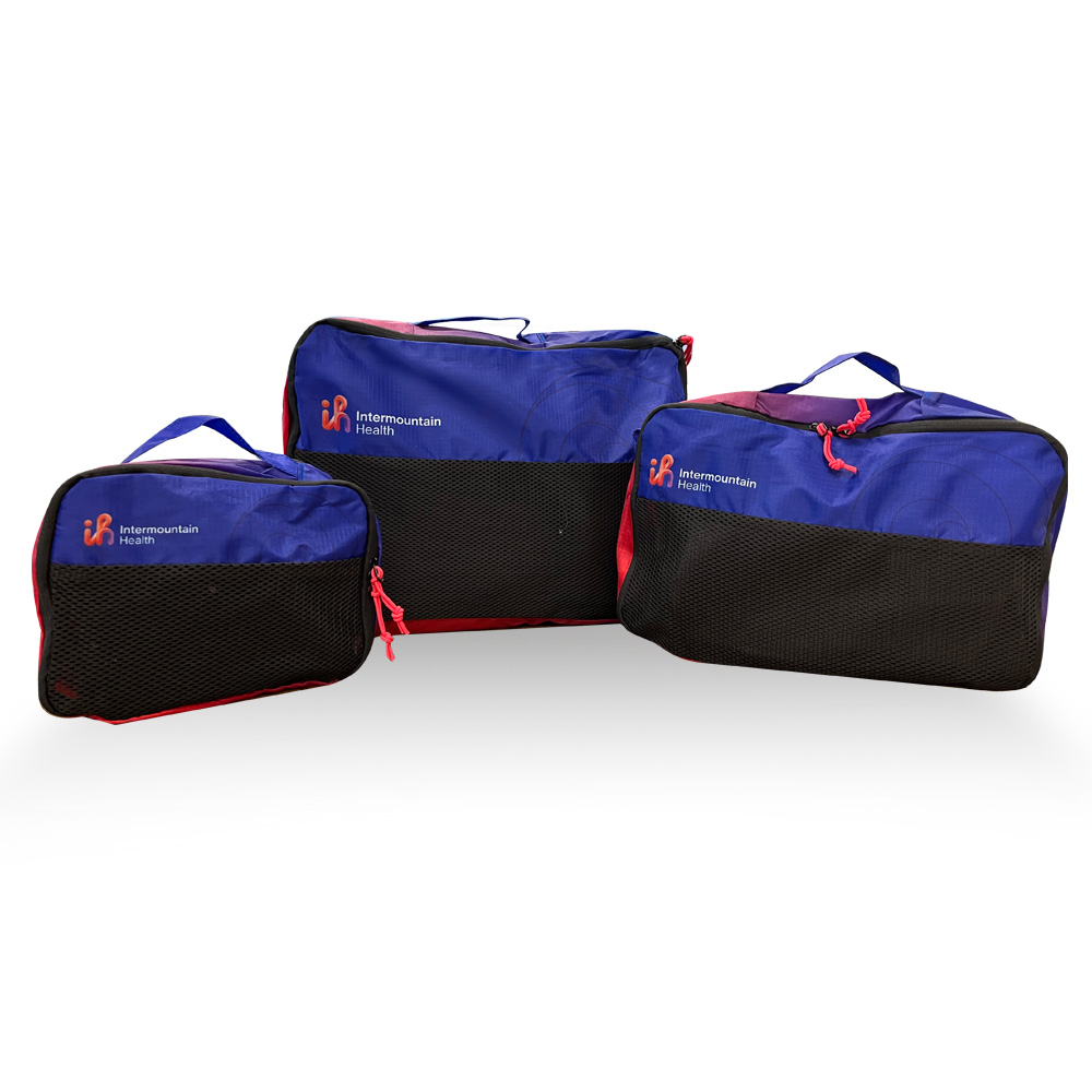 3 Piece Packing Cube set with Gradient color 